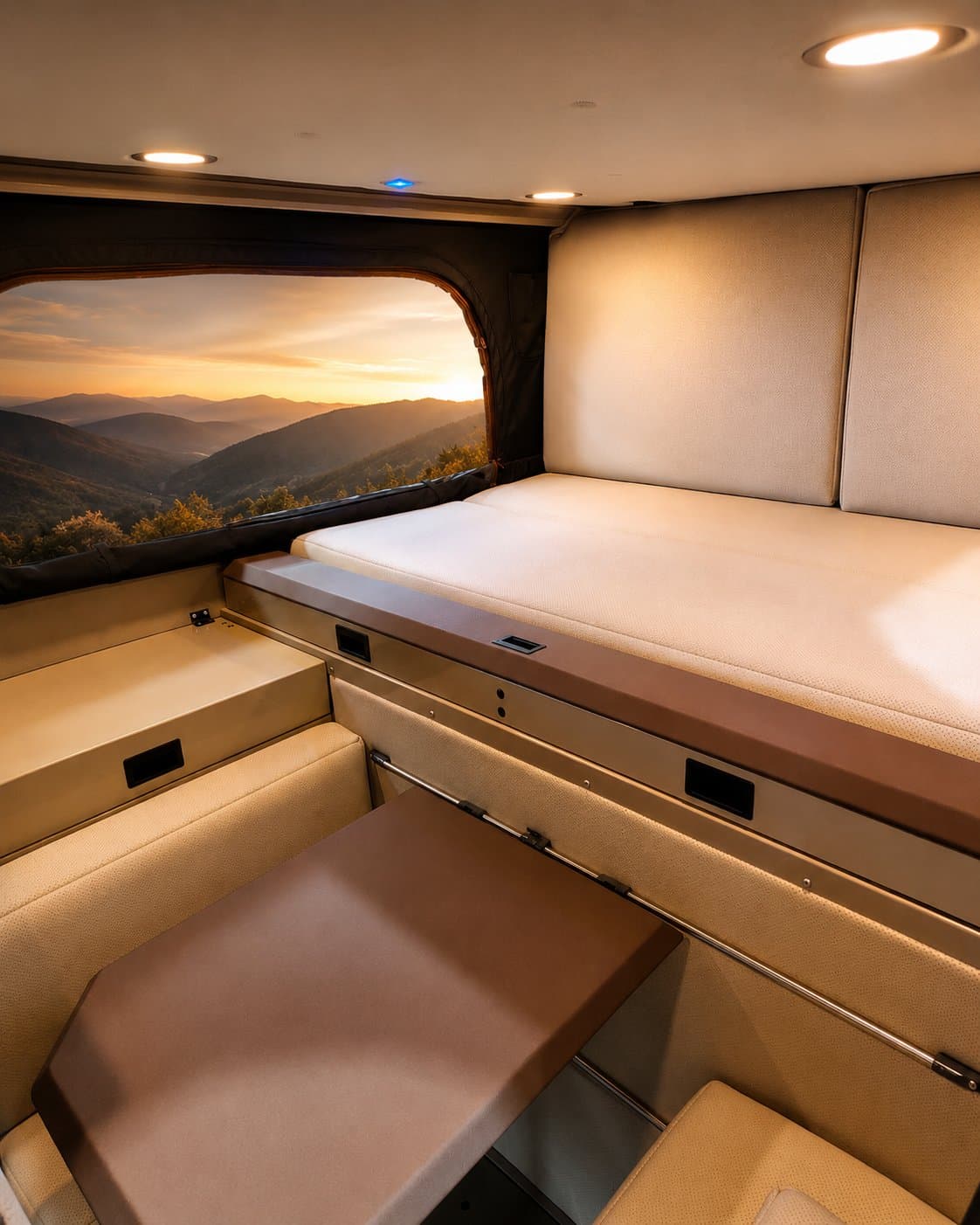 Espace intérieur et couchage de la cellule PHOENIX